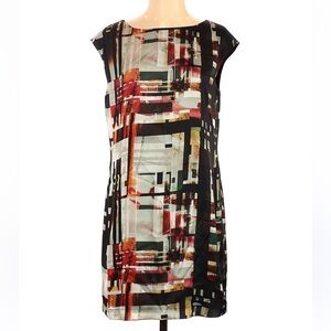 Ted Baker Fully Lined Sleeveless Mini Shift Size 6-8